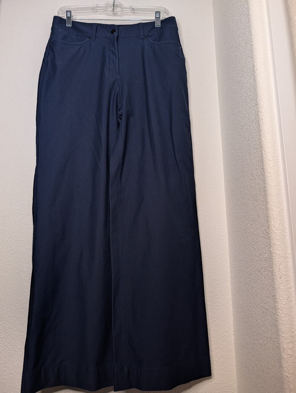 Lululemon On the Fly Women's Wide-Leg 7/8 Pant Woven Navy 29 Athleisure Active